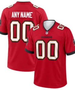 Tampa Bay Buccaneers Custom Red Jersey – Bold 2026 Team Game Edition