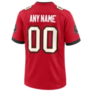 Tampa Bay Buccaneers Custom Red Jersey – Bold 2026 Team Game Edition
