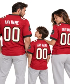 Tampa Bay Buccaneers Custom Red Jersey – Bold 2026 Team Game Edition