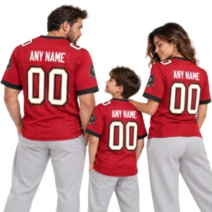 Tampa Bay Buccaneers Custom Red Jersey – Bold 2026 Team Game Edition