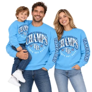 Tampa Bay Rays 2026 Champions Cewneck – Bold MLB baseball
