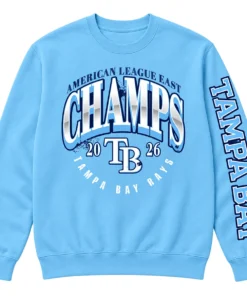 Tampa Bay Rays 2026 Champions Cewneck – Bold MLB baseball