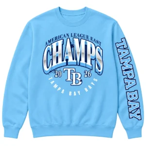 Tampa Bay Rays 2026 Champions Cewneck – Bold MLB baseball