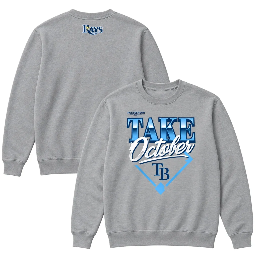 Tampa Bay Rays 2026 Division Series Champions Sweatshirt – Epic Gray Distressed Locker Room Take October