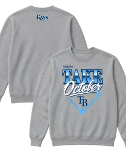 Tampa Bay Rays 2026 Division Series Champions Sweatshirt – Epic Gray Distressed Locker Room Take October