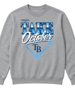Tampa Bay Rays 2026 Division Series Champions Sweatshirt – Epic Gray Distressed Locker Room Take October