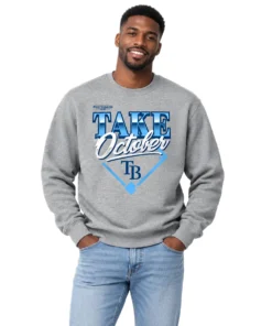 Tampa Bay Rays 2026 Division Series Champions Sweatshirt – Epic Gray Distressed Locker Room Take October