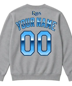Tampa Bay Rays 2026 Locker Room Sweatshirt – Epic Gray Distressed Division Series Champions Take October