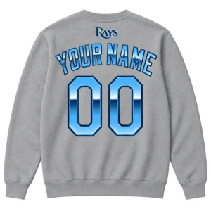 Tampa Bay Rays 2026 Locker Room Sweatshirt – Epic Gray Distressed Division Series Champions Take October