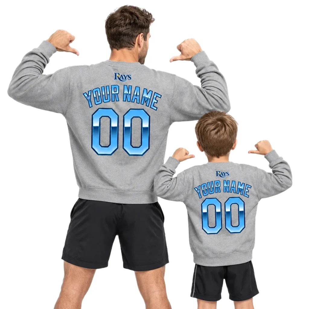 Tampa Bay Rays 2026 Locker Room Sweatshirt – Epic Gray Distressed Division Series Champions Take October