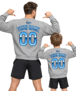 Tampa Bay Rays 2026 Locker Room Sweatshirt – Epic Gray Distressed Division Series Champions Take October