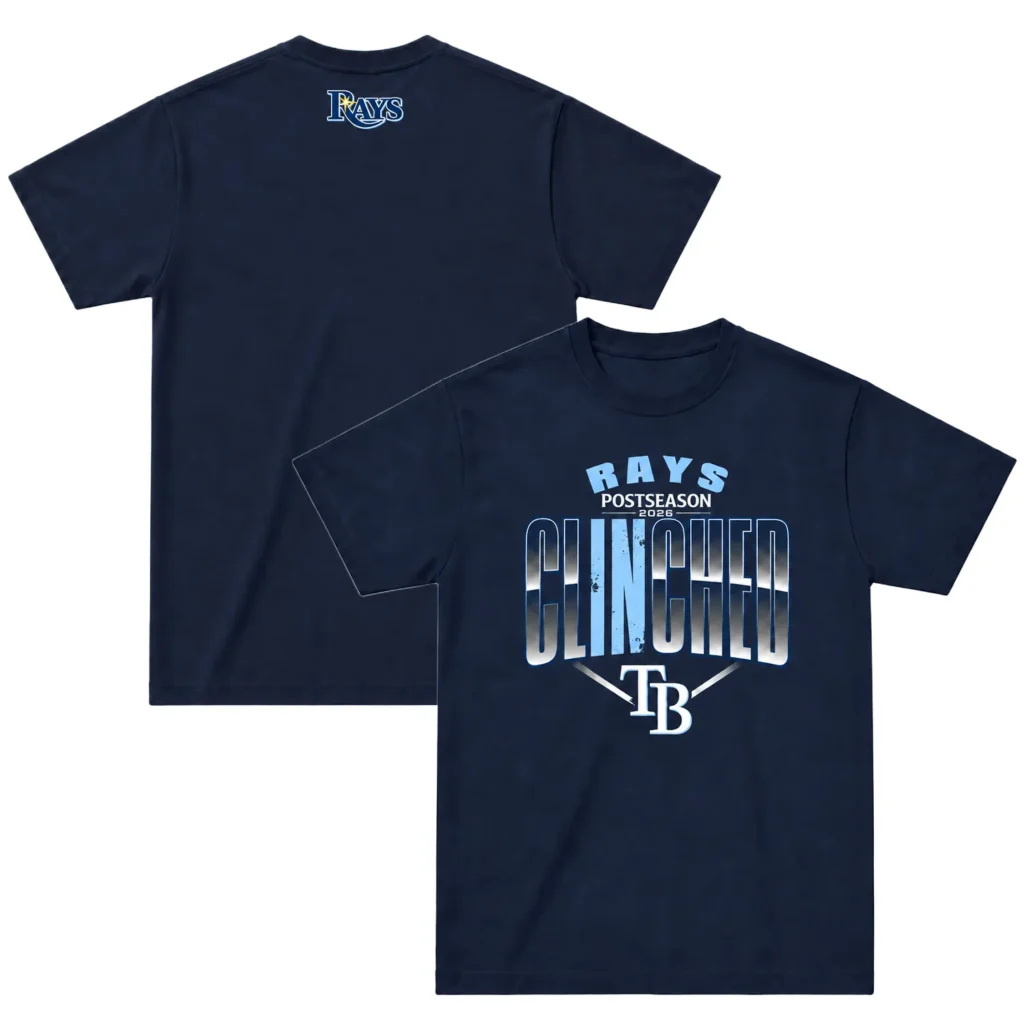 Tampa Bay Rays 2026 Locker Room T-Shirt Bold MLB Postseason World Series