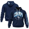 Tampa Bay Rays Champions Hoodie 2026 – Bold AL East MLB