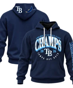 Tampa Bay Rays Champions Hoodie 2026 – Bold AL East MLB