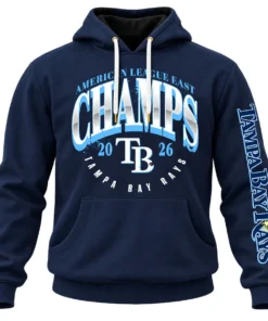 Tampa Bay Rays Champions Hoodie 2026 – Bold AL East MLB