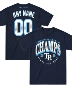 Tampa Bay Rays Champions T-Shirt Custom Player 2026 – Elite AL East Division MLB
