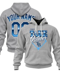 Tampa Bay Rays Take October Hoodie Custom 2026 – Epic Division Series Champions Distressed Locker Room MLB