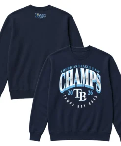 TB Rays 2026 AL East Division Champions Sweatshirt – Bold MLB baseball
