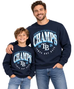 TB Rays 2026 AL East Division Champions Sweatshirt – Bold MLB baseball