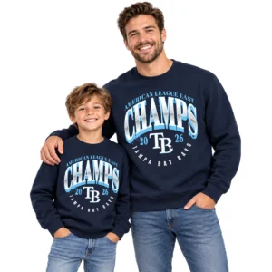 TB Rays 2026 AL East Division Champions Sweatshirt – Bold MLB baseball