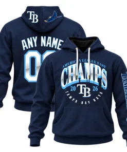 TB Rays Champions Hoodie 2026 Custom – Bold AL East MLB