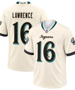 Trevor Lawrence Jacksonville Jaguar Natural Jersey – 2026 Rivalries Style