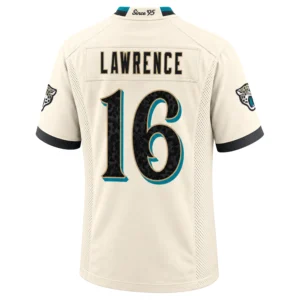 Trevor Lawrence Jacksonville Jaguar Natural Jersey – 2026 Rivalries Style