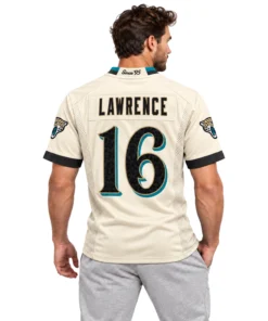 Trevor Lawrence Jacksonville Jaguar Natural Jersey – 2026 Rivalries Style