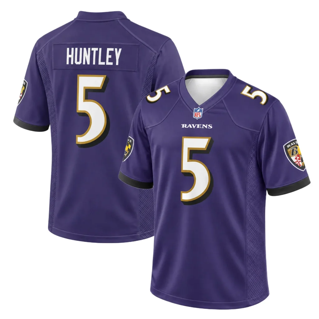 Tyler Huntley Baltimore Ravens Purple Jersey 2026 Exclusive Fan Gear
