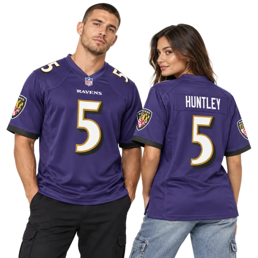 Tyler Huntley Baltimore Ravens Purple Jersey 2026 Exclusive Fan Gear