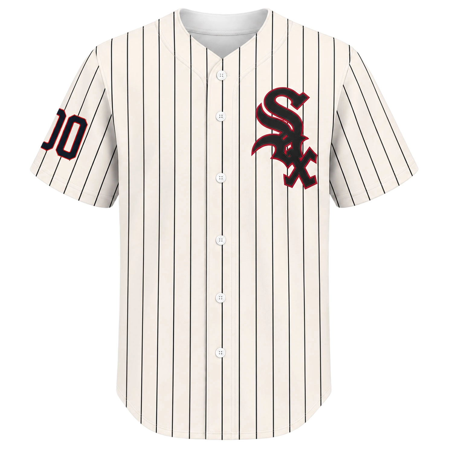 Vintage White Sox Jersey Remarkable Custom Cream Pinstripe