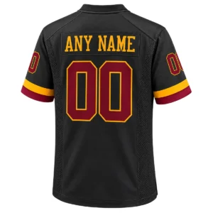 Washington Commanders Black Custom Jersey – 2026 Hail Raiser Alternate