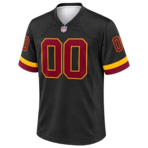 Washington Commanders Black Custom Jersey – 2026 Hail Raiser Alternate