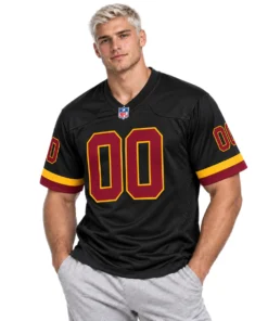 Washington Commanders Black Custom Jersey – 2026 Hail Raiser Alternate