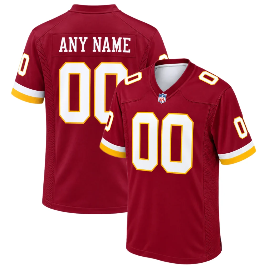 Washington Commanders Burgundy Custom  Jersey – Bold NFL Style 2026
