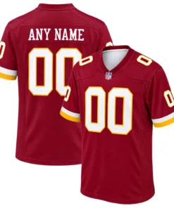 Washington Commanders Burgundy Custom Jersey – Bold NFL Style 2026