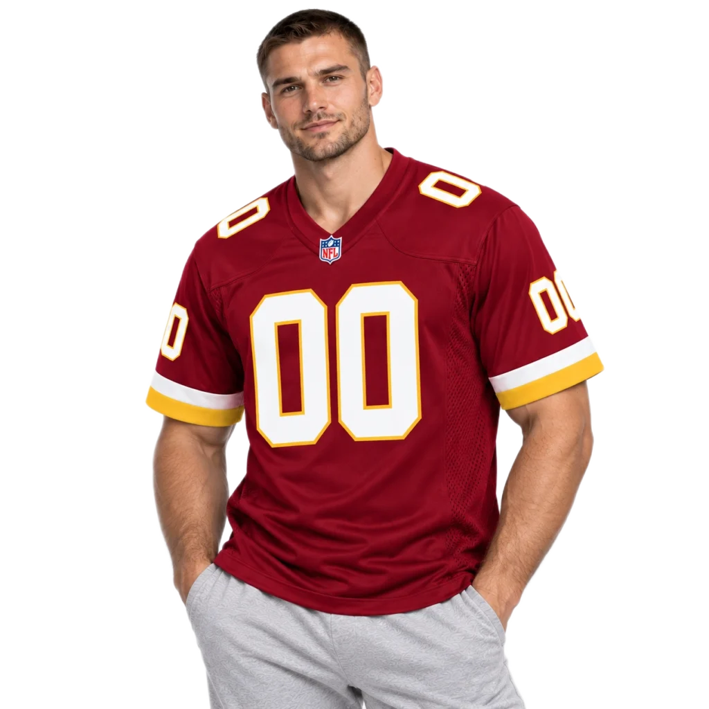 Washington Commanders Burgundy Custom  Jersey – Bold NFL Style 2026