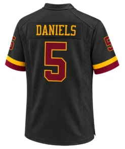Washington Commanders Jayden Daniels Black Jersey – Vibrant NFL Style