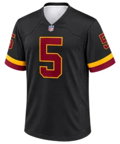 Washington Commanders Jayden Daniels Black Jersey – Vibrant NFL Style