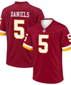 Washington Commanders Jayden Daniels Jersey Burgundy 2026 Elite
