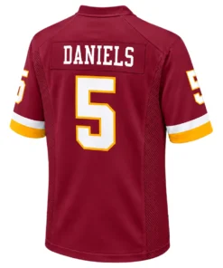 Washington Commanders Jayden Daniels Jersey Burgundy 2026 Elite