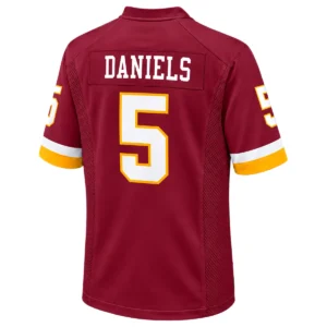 Washington Commanders Jayden Daniels Jersey Burgundy 2026 Elite