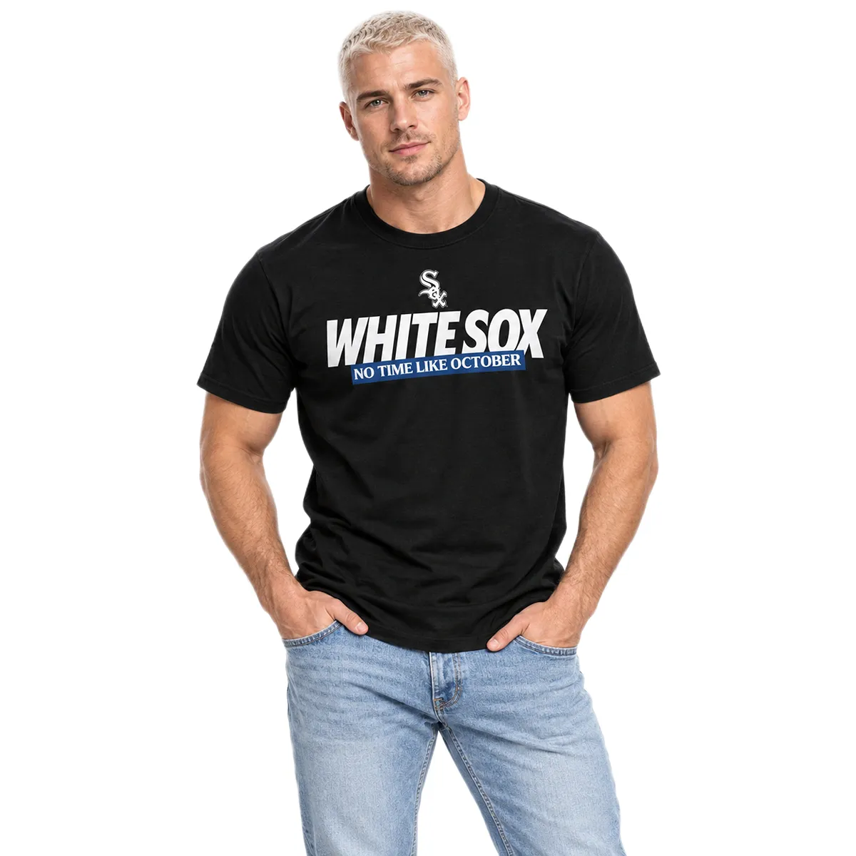 White Sox No Time Like October T-Shirt 2026 – Bold MLB Postseason Baseball