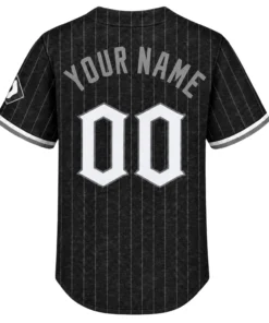 White Sox Southside Baseball Jersey Dynamic Black Custom