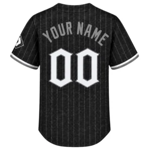 White Sox Southside Baseball Jersey Dynamic Black Custom