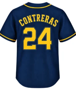 William Contreras Brewers Alternate Jersey Limited Fan Gear S-7XL