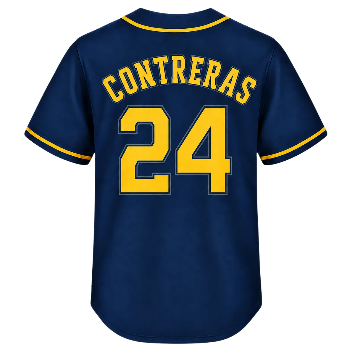 William Contreras Brewers Alternate Jersey Limited Fan Gear S-7XL
