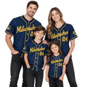 William Contreras Brewers Alternate Jersey Limited Fan Gear S-7XL