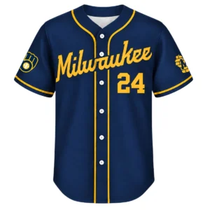 William Contreras Brewers Alternate Jersey Limited Fan Gear S-7XL