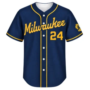 William Contreras Brewers Jersey Youth Bold MLB Championship Series baseball